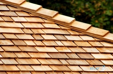 Picture of wood shake roof