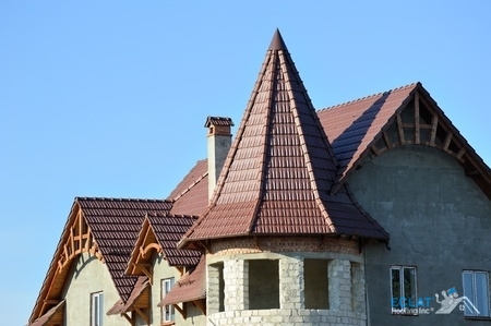 Picture of steep roof
