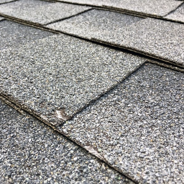 shingle damage from hail strike