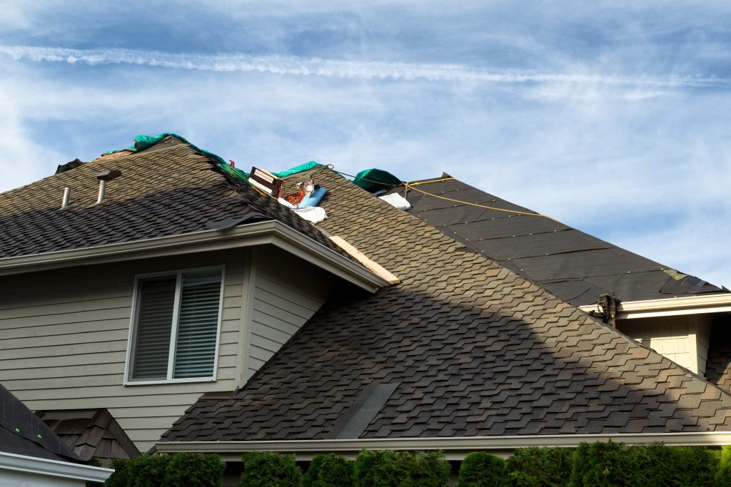 Roof Replacement in Process