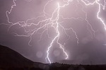 lightning over black backdrop