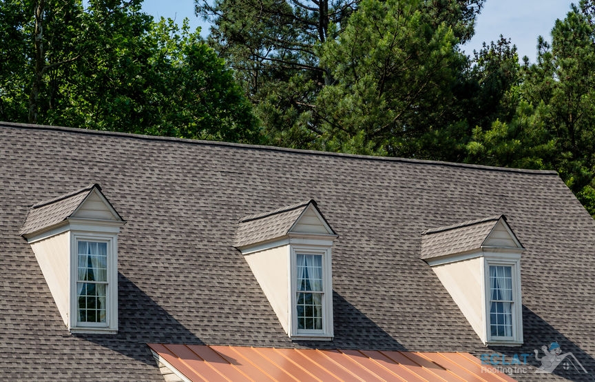 Brown Asphalt Shingle Roof Replacement